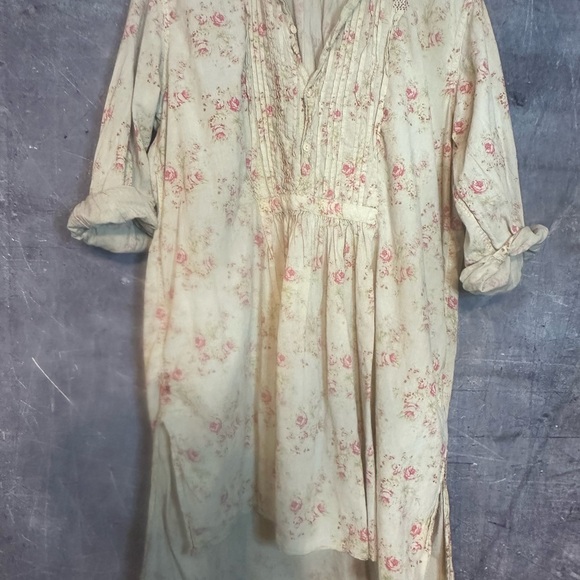 Magnolia Pearl Cream and Pink High Low Dress - Picture 3 of 10